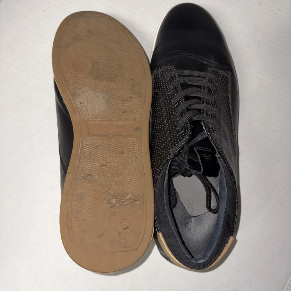 Aldo Men's Shoes Black White Vilasen Oxford Size 12